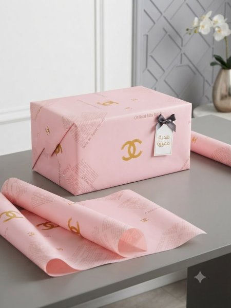ورق تغليف هدايا بلاستيك CHANEL